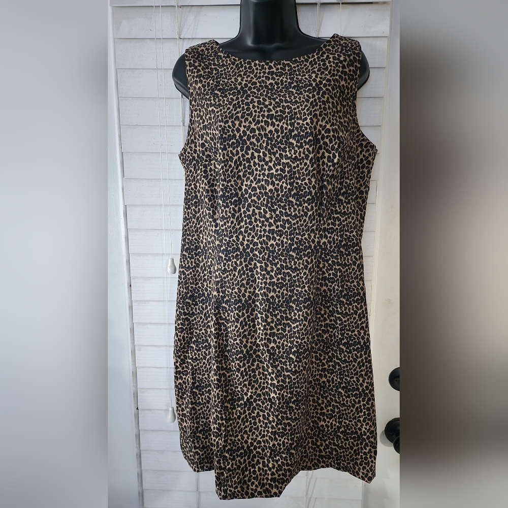 Size 16: AGB Byer California Leopard Sheath Dress